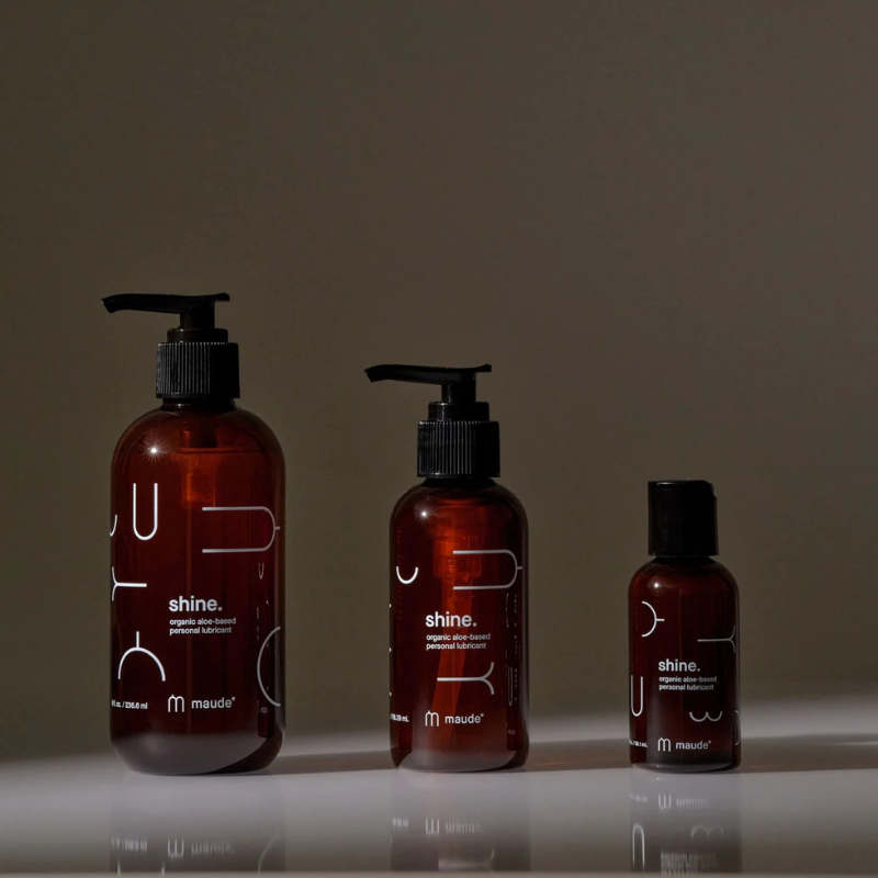 Maude Shine Organic Water Based Personal Lubricant