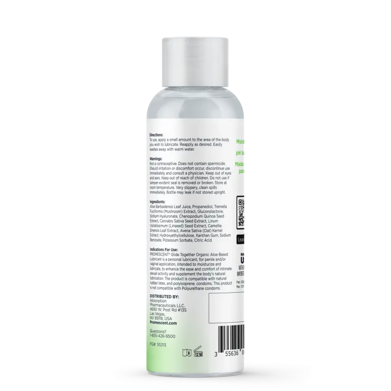 Promescent Organic Aloe Lubricant - Natural Feel & Intimate Comfort