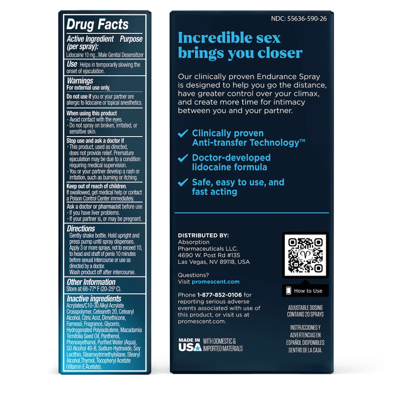 Promescent Delay Spray & Wipes Bundle - Longer Performance & Better Control