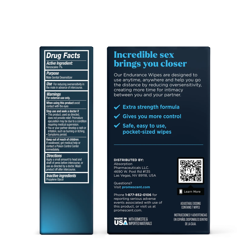 Promescent Delay Spray & Wipes Bundle - Longer Performance & Better Control