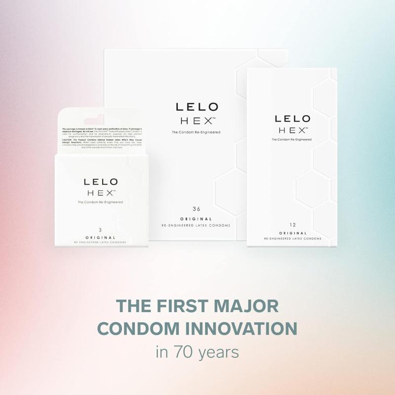 LELO HEX® Condoms – Ultra-Thin Strength & Comfort