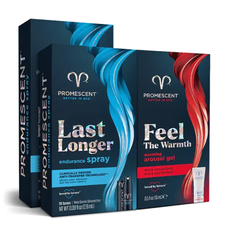Promescent Intimacy Boost Kit with Delay Spray & Female Arousal Gel