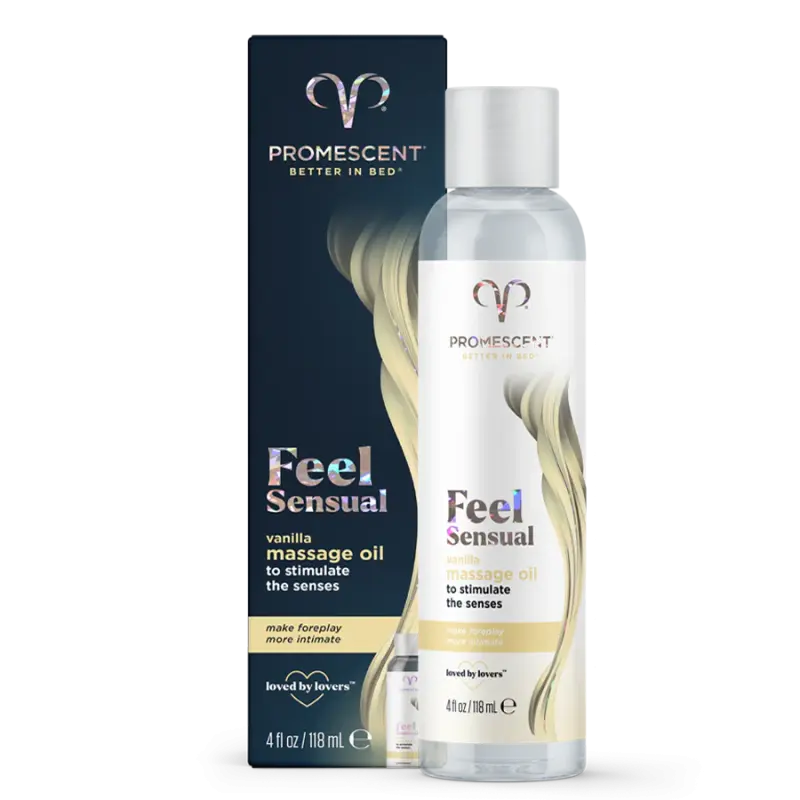 Promescent Vanilla Massage Oil for Relaxation & Intimate Comfort
