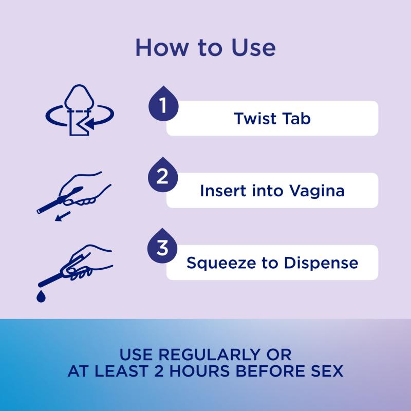 Replens™ Long-Lasting Vaginal Moisturizer – Long-Lasting Hydration, 8 Applicators