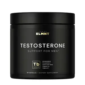 ELMNT Health Testosterone Support for Men 90 Capsules