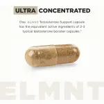 ELMNT Health Testosterone Support for Men 90 Capsules