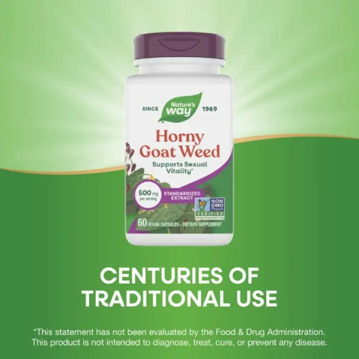 Nature's Way Horny Goat Weed - Support Sexual Vitality