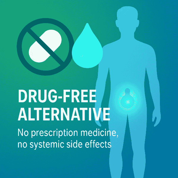 Drug-Free Alternative - No pill icon