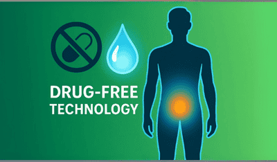 Drug-Free Technology - No pill icon