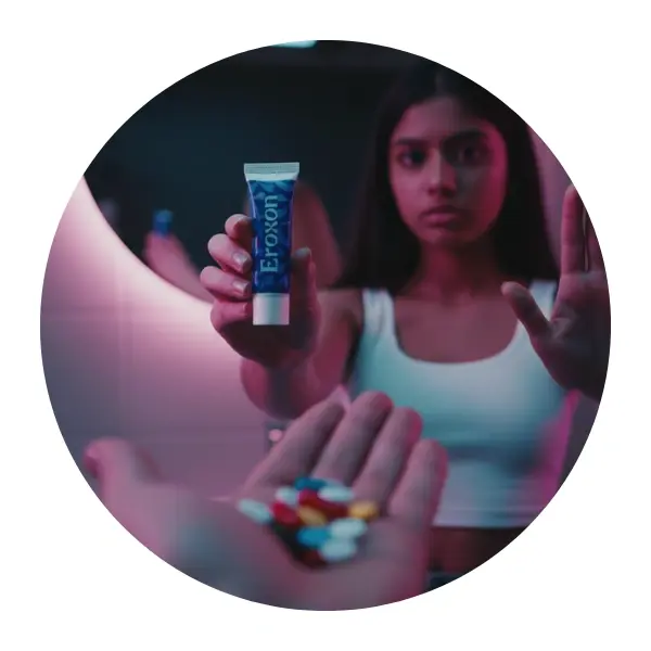 Drug-Free Alternative - No pill icon