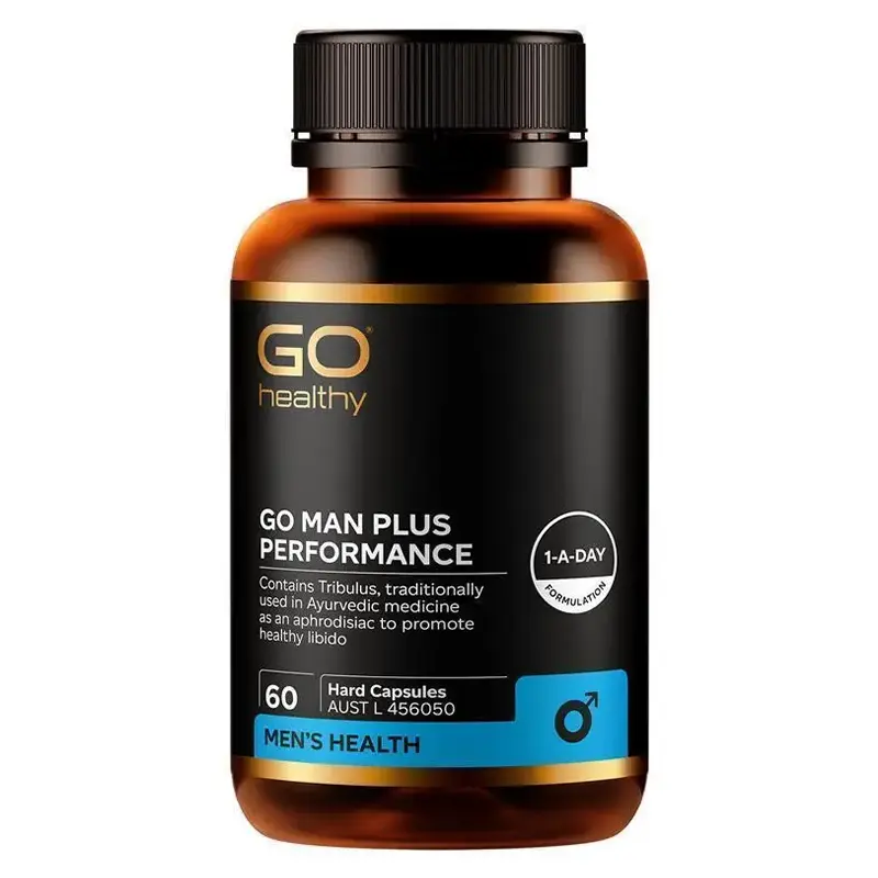 GO Healthy® - Go Man Plus Male Libido Booster & Vitality Supplement for Stamina & Energy