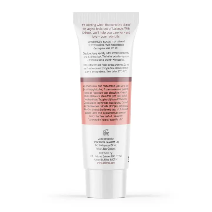 Kolorex® Vaginal Care Cream - Natural Feminine Relief
