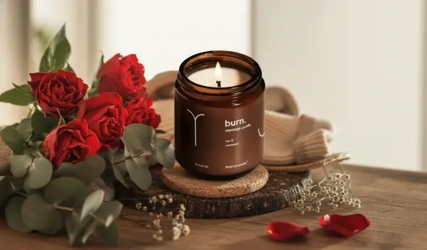 Soft, conditioned skin after massage