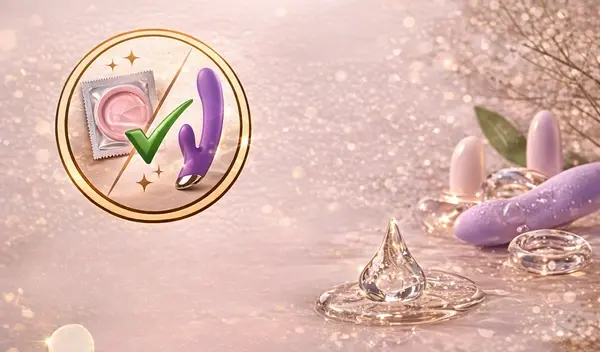 Condom and toy safe icon