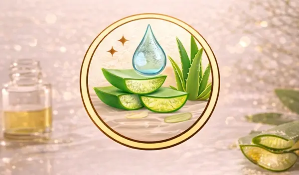 Aloe-based hydration icon