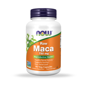 NOW Food Raw Veg Maca 750 mg Capsules