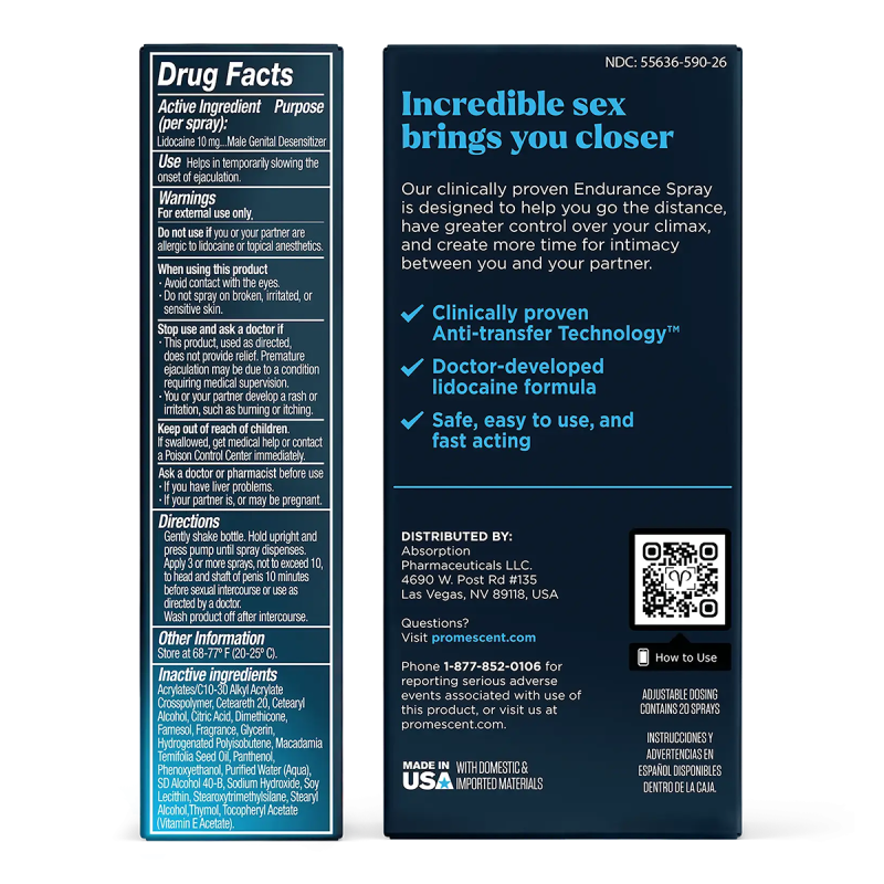 Promescent Delay Spray – Last Longer with Confidence