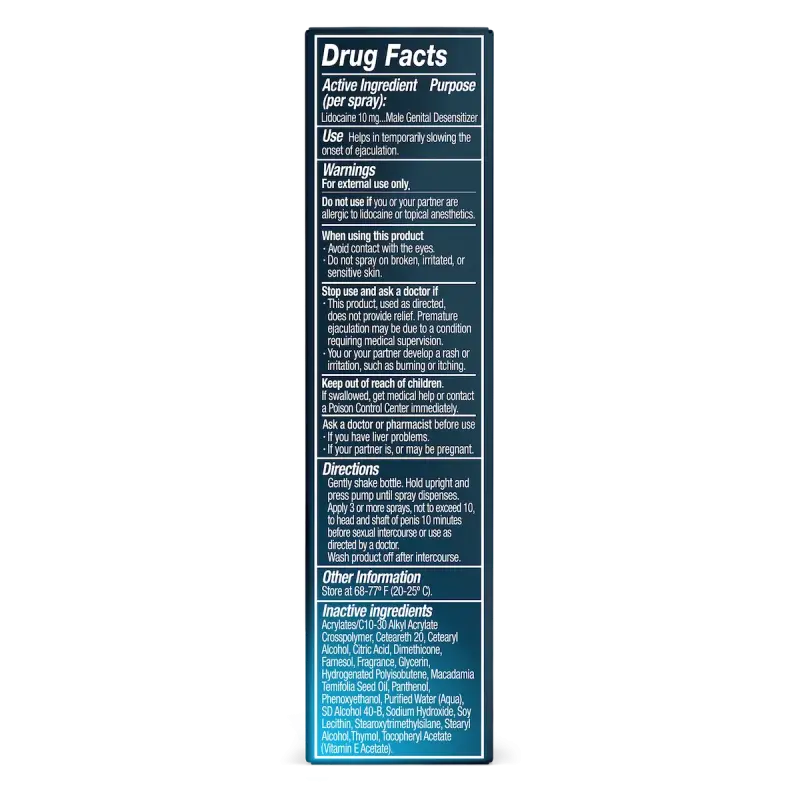 Promescent Endurance Delay Spray – Last Longer Performance & Control