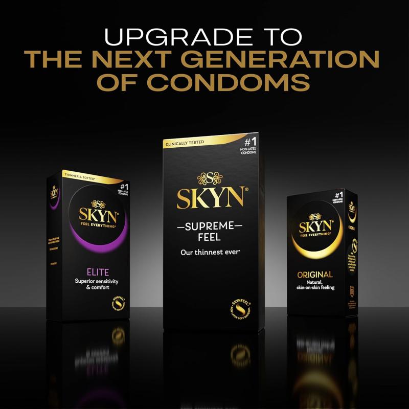 SKYN® Elite Condoms – Ultra Thin, Soft & Non-Latex