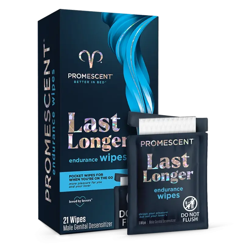 Promescent Delay Spray & Wipes Bundle - Longer Performance & Better Control