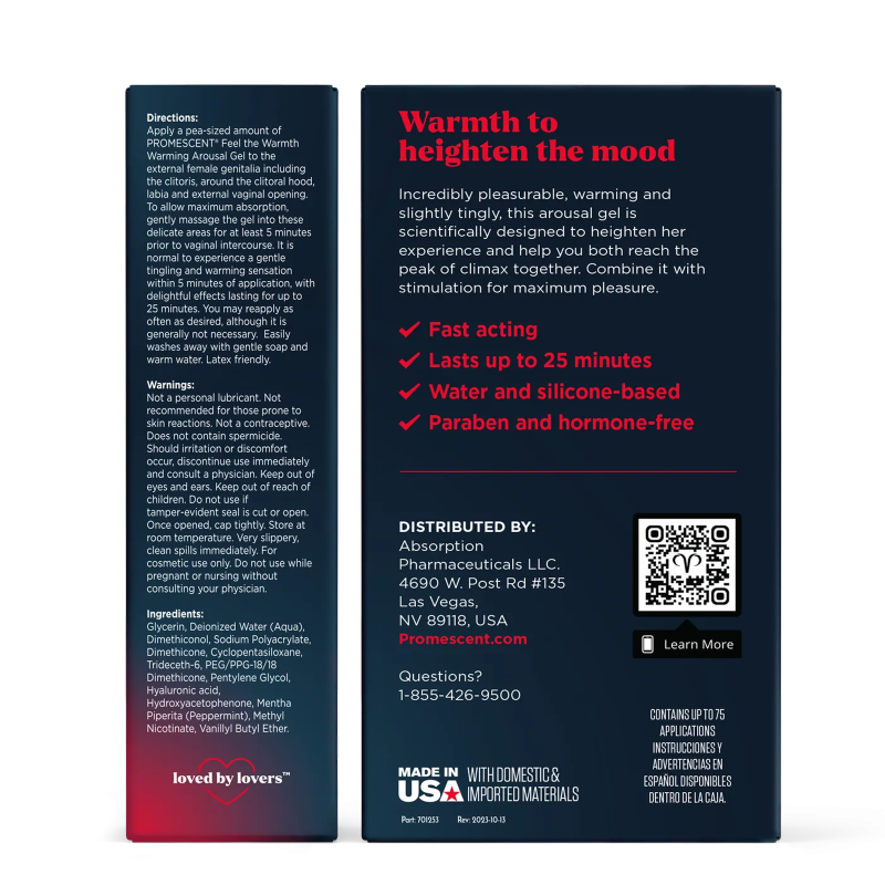 Promescent Intimacy Boost Kit with Delay Spray & Female Arousal Gel