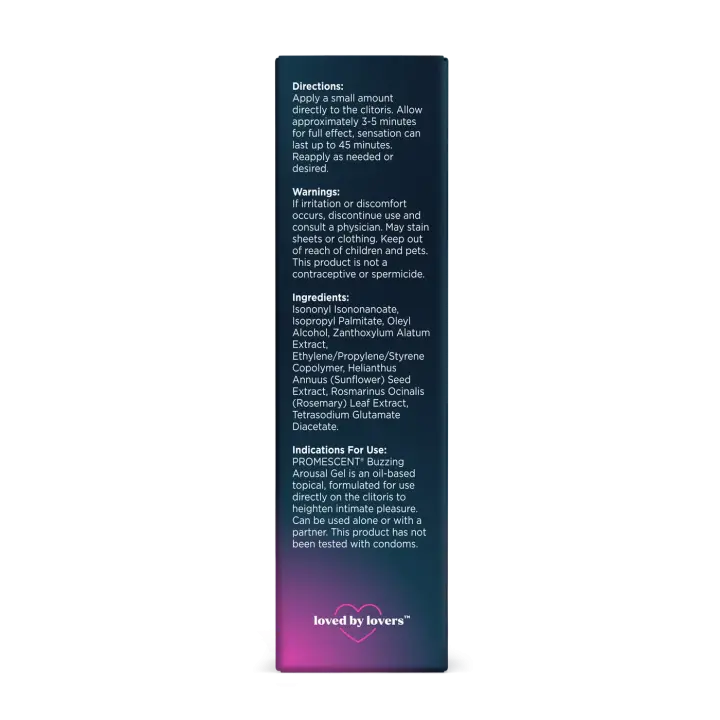 Promescent Buzzing Female Arousal Gel - Sensitivity & Intimate Wellness