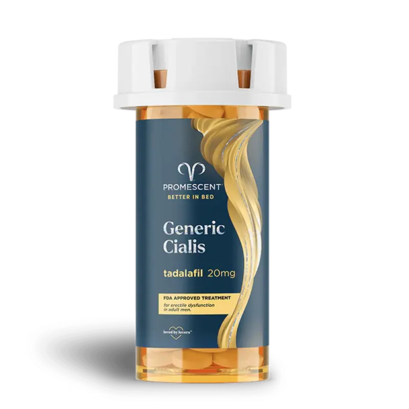 Tadalafil 20mg (Generic Cialis®) – On-Demand ED Treatment (Prescription required)