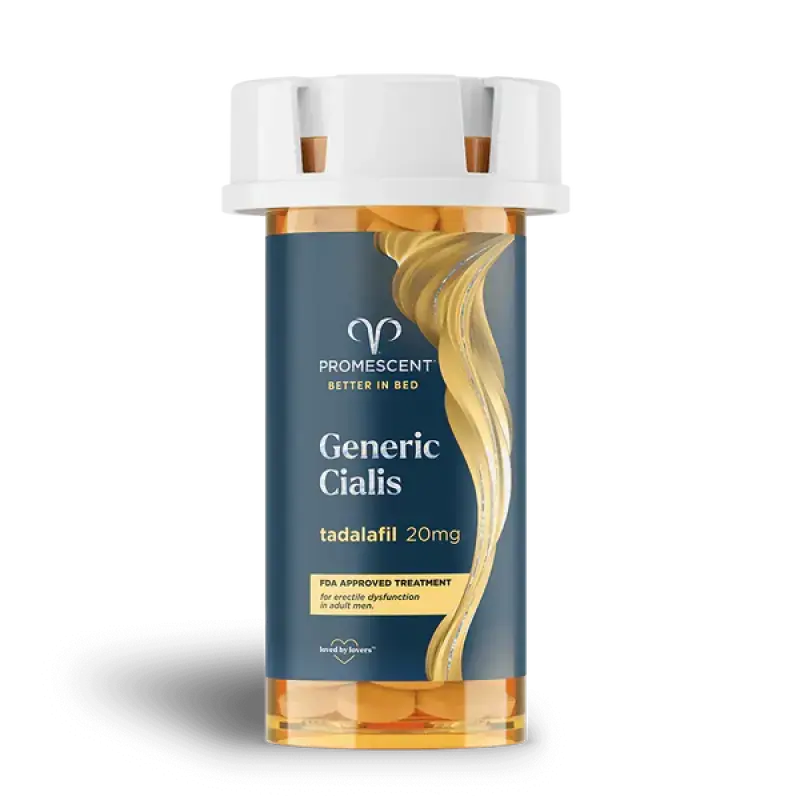 Tadalafil 20mg (Generic Cialis®) – On-Demand ED Treatment (Prescription required)