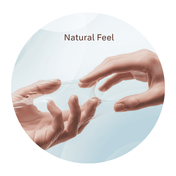 Natural Feel - Ultra-thin latex design lets you feel more of your partner, creating a natural and closer connection.