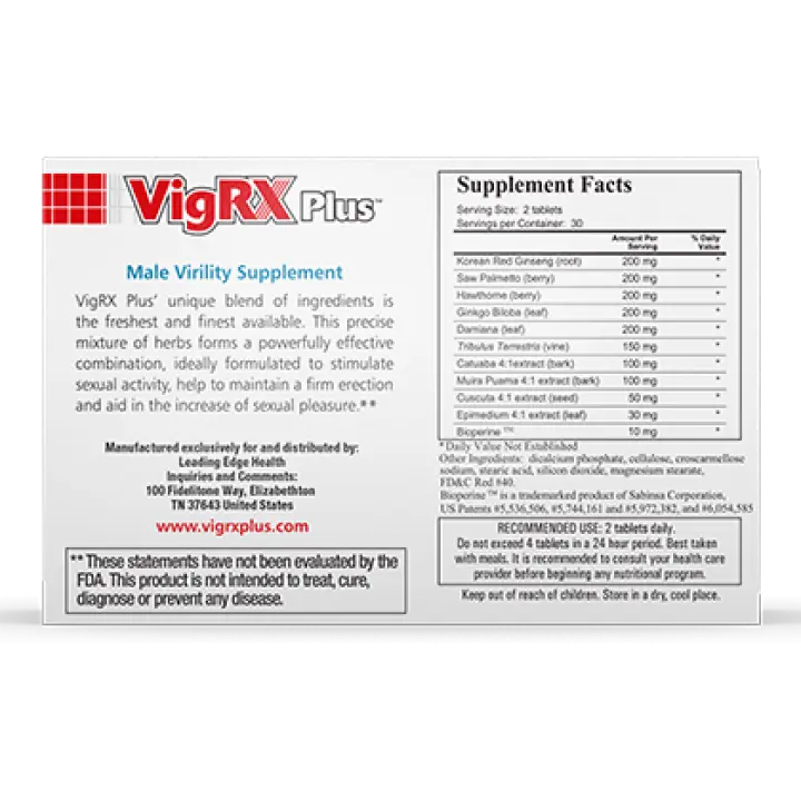 VigRX Plus – Advanced Male Performance Supplement